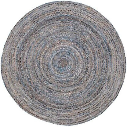 SAFAVIEH Area Rug 8x10 - Cape Cod Collection - Large - Beige & Multi, Handmade Jute & Cotton, Woven Braided Design (CAP202B)