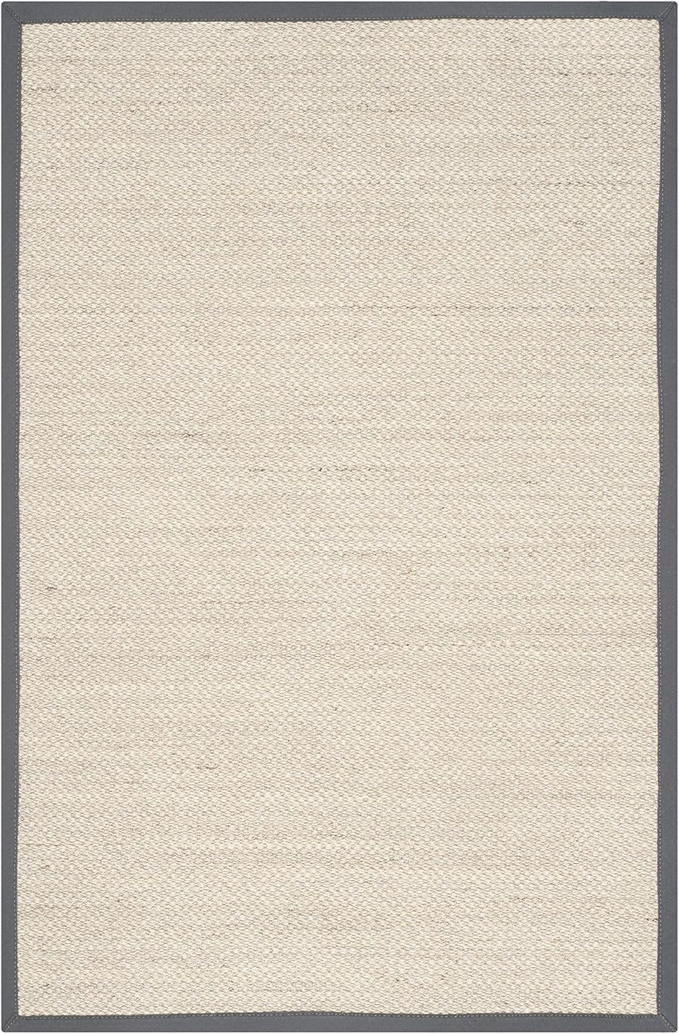 SAFAVIEH Area Rug 9x12 - Natural Fiber Collection - Large - Marble & Beige, Sisal, Woven Design with Border (NF143C)