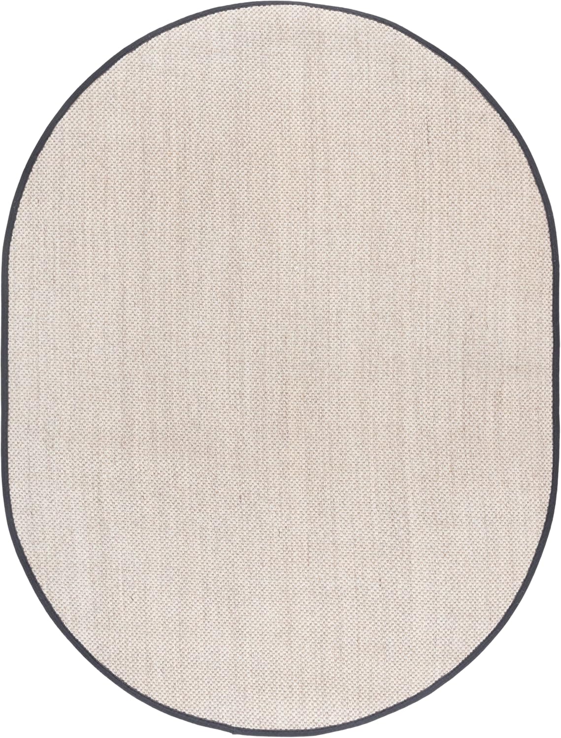 SAFAVIEH Area Rug 9x12 - Natural Fiber Collection - Large - Marble & Beige, Sisal, Woven Design with Border (NF143C)