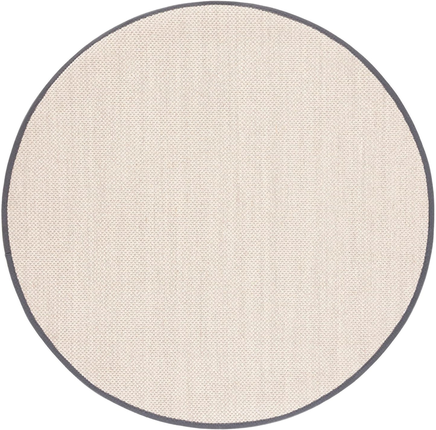 SAFAVIEH Area Rug 9x12 - Natural Fiber Collection - Large - Marble & Beige, Sisal, Woven Design with Border (NF143C)